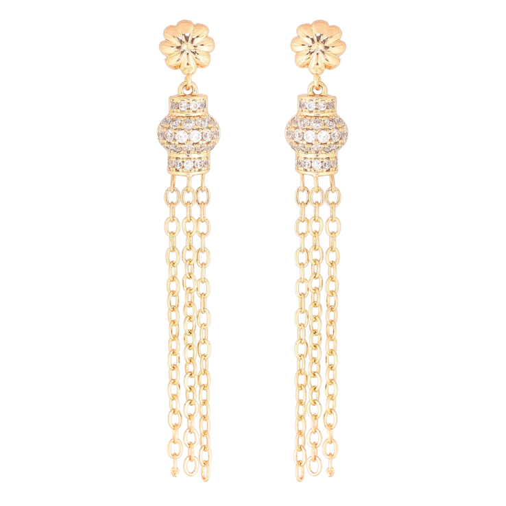 Серьги Xuping Позолота 18K пусеты Декоративные подвески фото №5 Серьги Xuping Позолота 18K пусеты Декоративные подвески фото №5