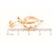 Серьги Xuping Позолота 18K пусеты Сердечки с жемчужинами фото №2 Серьги Xuping Позолота 18K пусеты Сердечки с жемчужинами фото №2