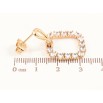 Серьги Xuping Позолота 18K пусеты Кристальные подвески фото №2 Серьги Xuping Позолота 18K пусеты Кристальные подвески фото №2