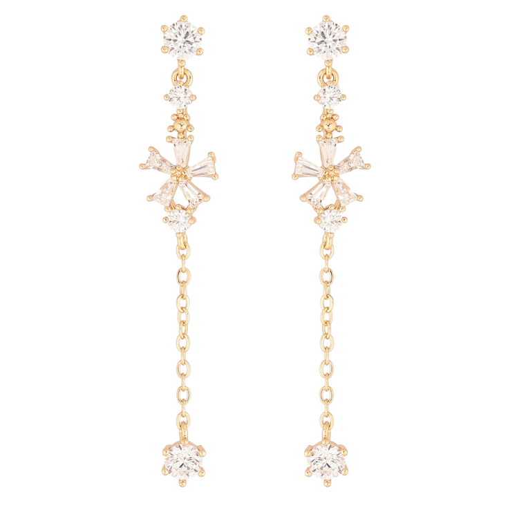 Сережки Xuping Позолота 18K пусети «Кристальні підвіски» фото №15 Сережки Xuping Позолота 18K пусети «Кристальні підвіски» фото №15