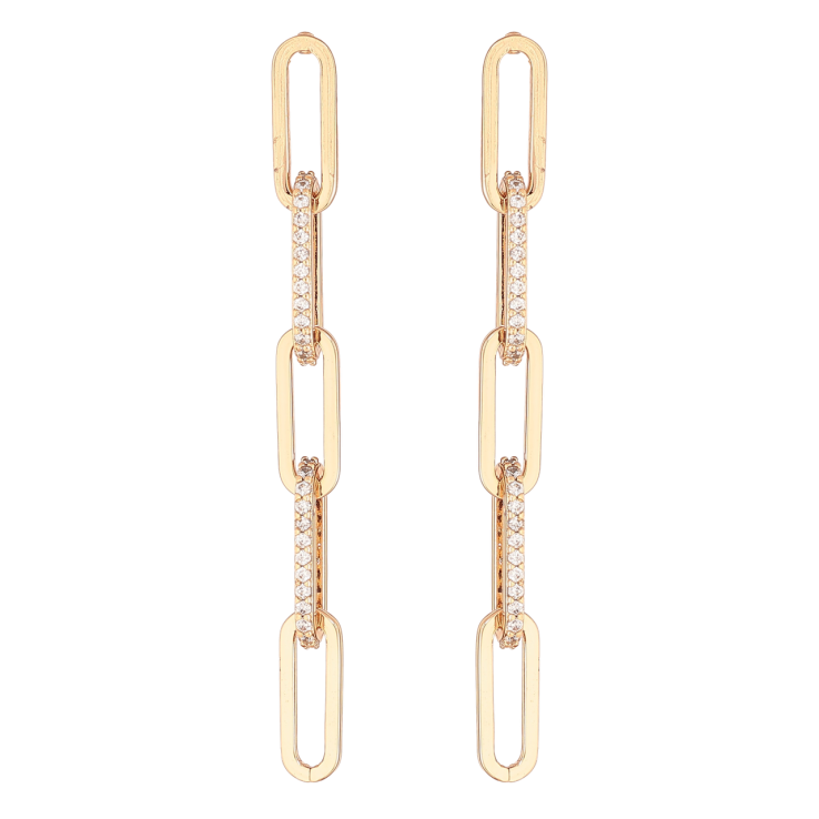 Сережки Xuping Позолота 18K пусети «Підвіски з кристалами» фото №10 Сережки Xuping Позолота 18K пусети «Підвіски з кристалами» фото №10