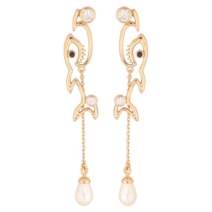 Серьги Xuping Позолота 18K пусеты Акула фото №10 Серьги Xuping Позолота 18K пусеты Акула фото №10