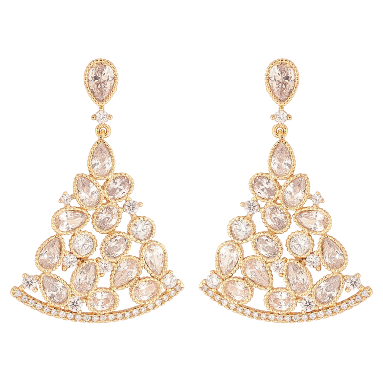 Серьги Xuping JEAN GOUJON Позолота 18K пусеты Роскошные подвески с инкрустацией кристаллами фото №2 Серьги Xuping JEAN GOUJON Позолота 18K пусеты Роскошные подвески с инкрустацией кристаллами фото №2