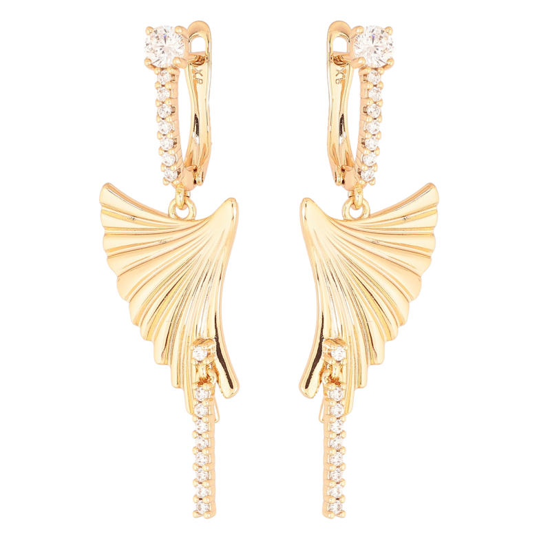 Серьги Xuping Позолота 18K английский замок Декоративные подвески фото №1