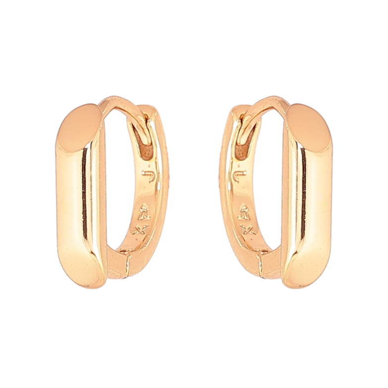 Серьги Xuping Позолота 18K колечки Декоративные фото №1