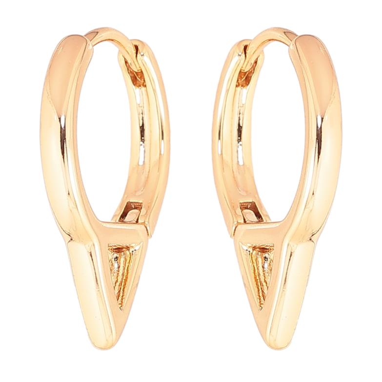 Сережки Xuping Позолота 18K колечка «Декоративні» фото №1 Сережки Xuping Позолота 18K колечка «Декоративні» фото №1