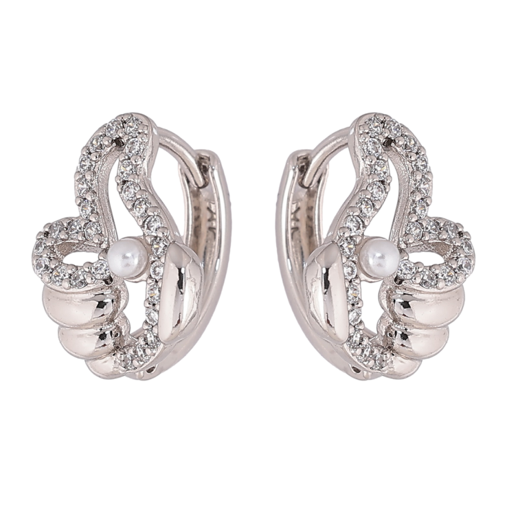 Сережки Xuping Родій колечка «Лайк» фото №15