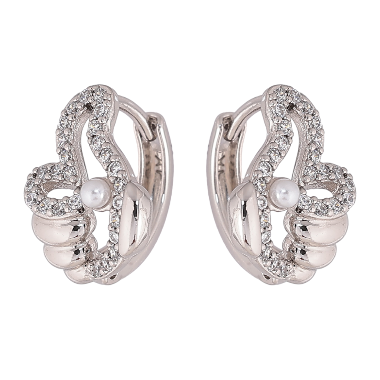 Сережки Xuping Родій колечка «Лайк» фото №1