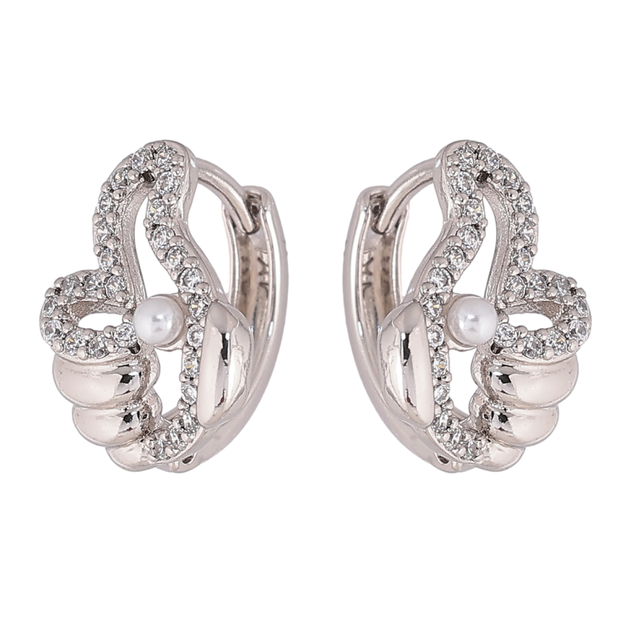 Сережки Xuping Родій колечка «Лайк» фото №1