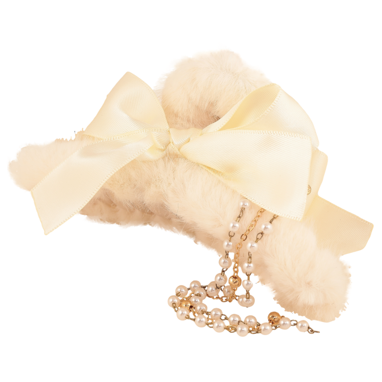 Краб пластиковий «Хутряний краб з бантом, підвіски знімні» довжина 12см фото №6