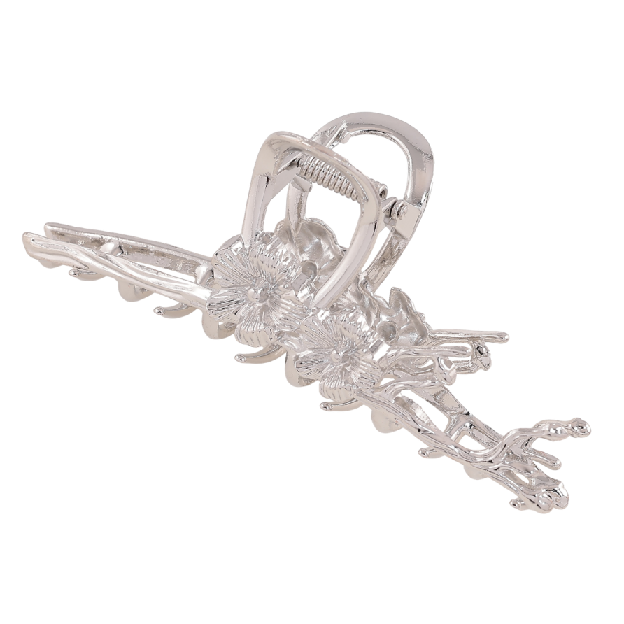 Краб металевий «Квітковий візерунок» довжина 11см фото №1 Краб металевий «Квітковий візерунок» довжина 11см фото №1