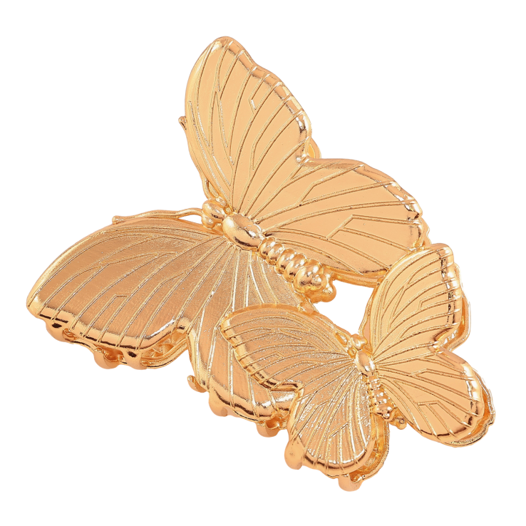 Краб металевий «Метелики» довжина 8.5см фото №11 Краб металевий «Метелики» довжина 8.5см фото №11