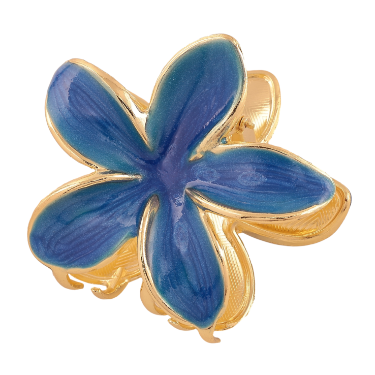 Краб металевий «Квітка з покриттям емаллю» довжина 7.5см фото №17