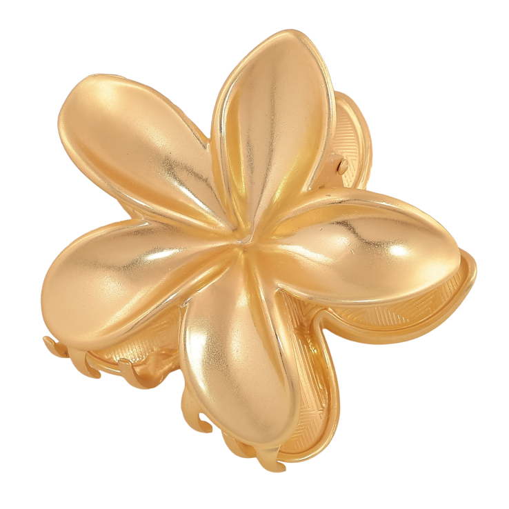 Краб металевий «Квітка, матове покриття» довжина 7.5см фото №4