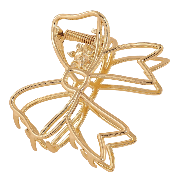 Краб металевий «Бант з кішкою» довжина 6х7см фото №19