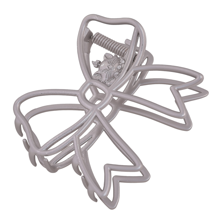 Краб металевий «Бант з кішкою, матове покриття» довжина 6х7см фото №20