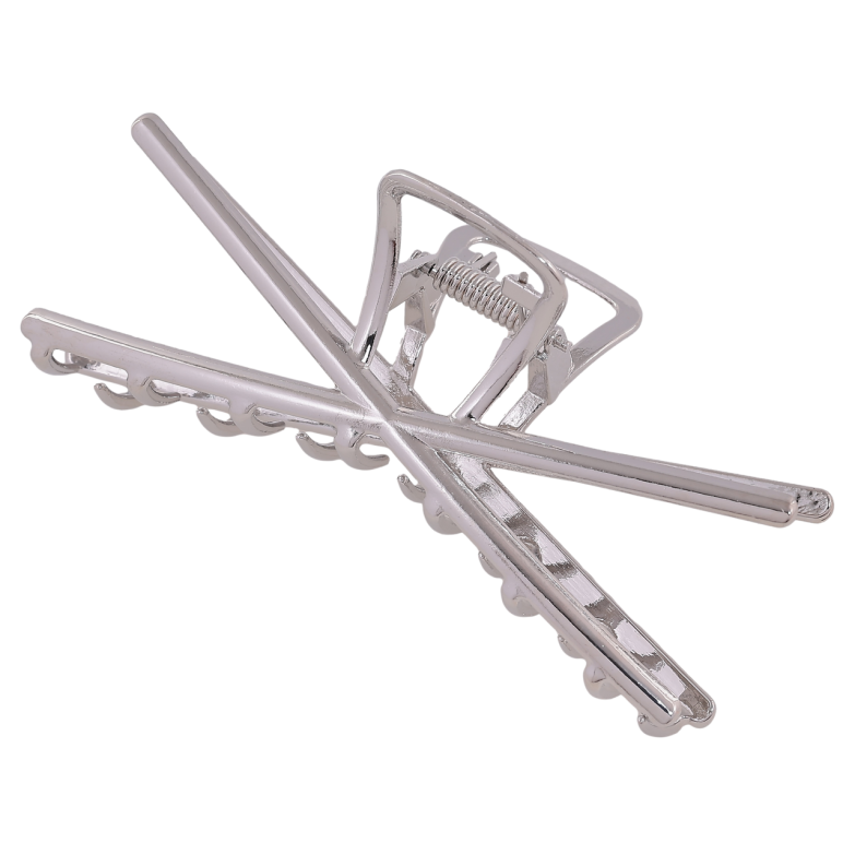 Краб металлический Скрещенные линии длина 10см фото №1