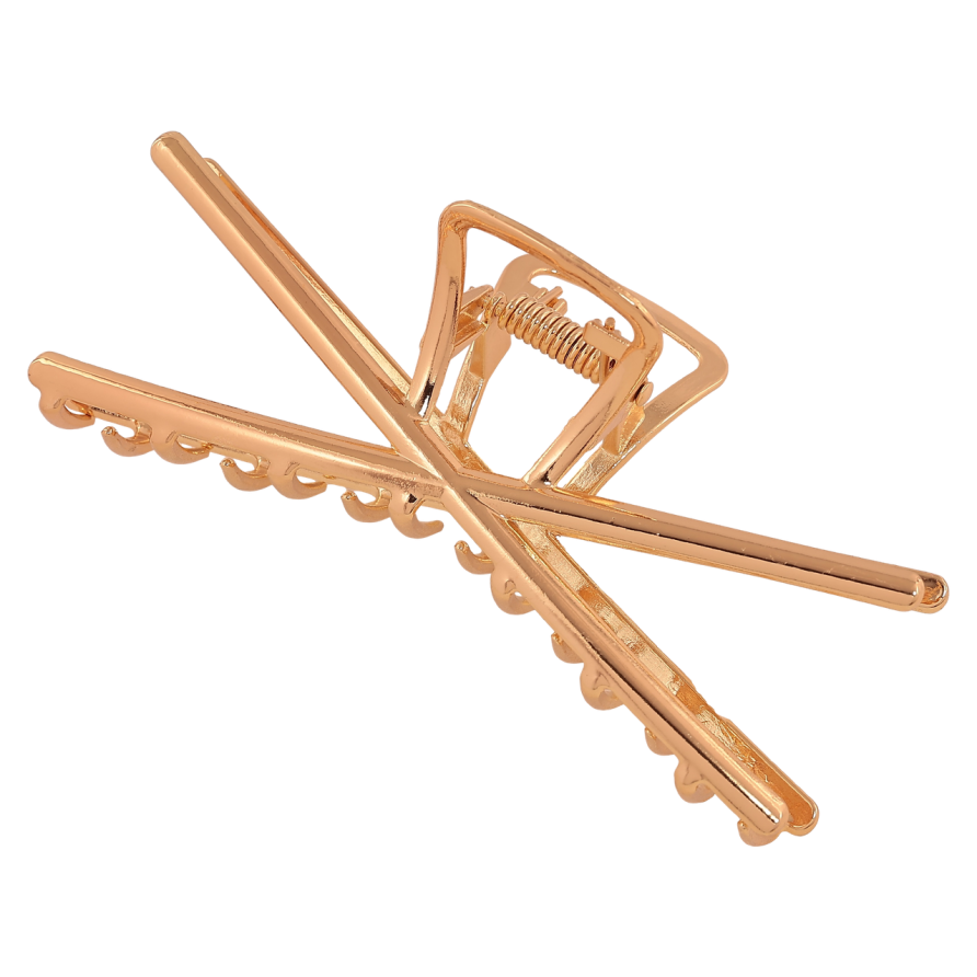 Краб металевий «Схрещені лінії» довжина 10см фото №1