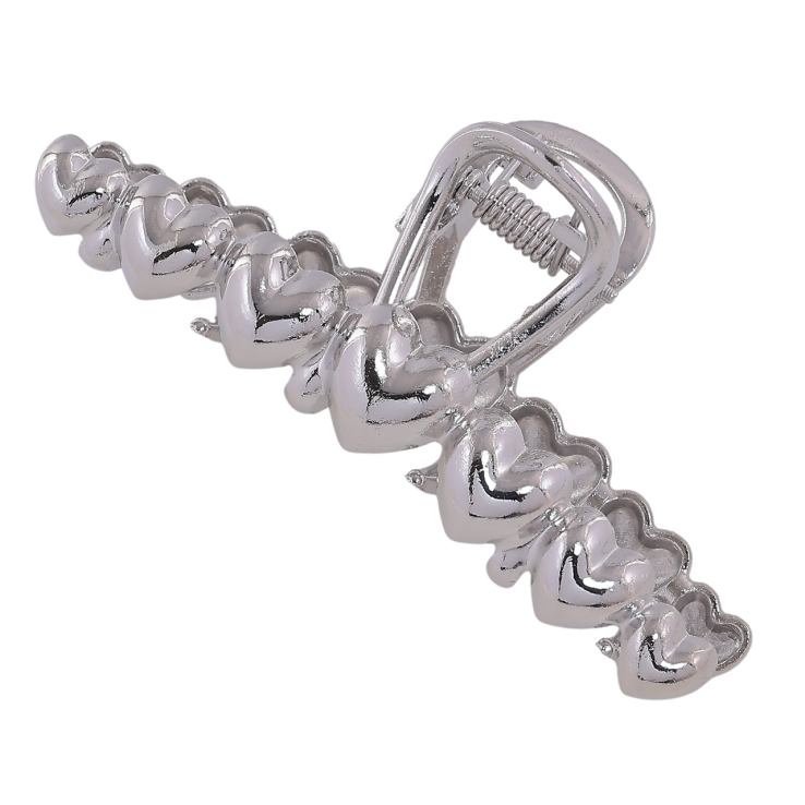 Краб металлический Узор сердечки длина 7.5см фото №18