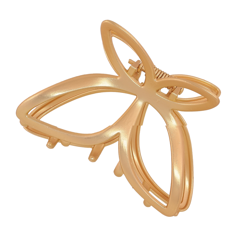 Краб металлический Бабочка длина 6см фото №3