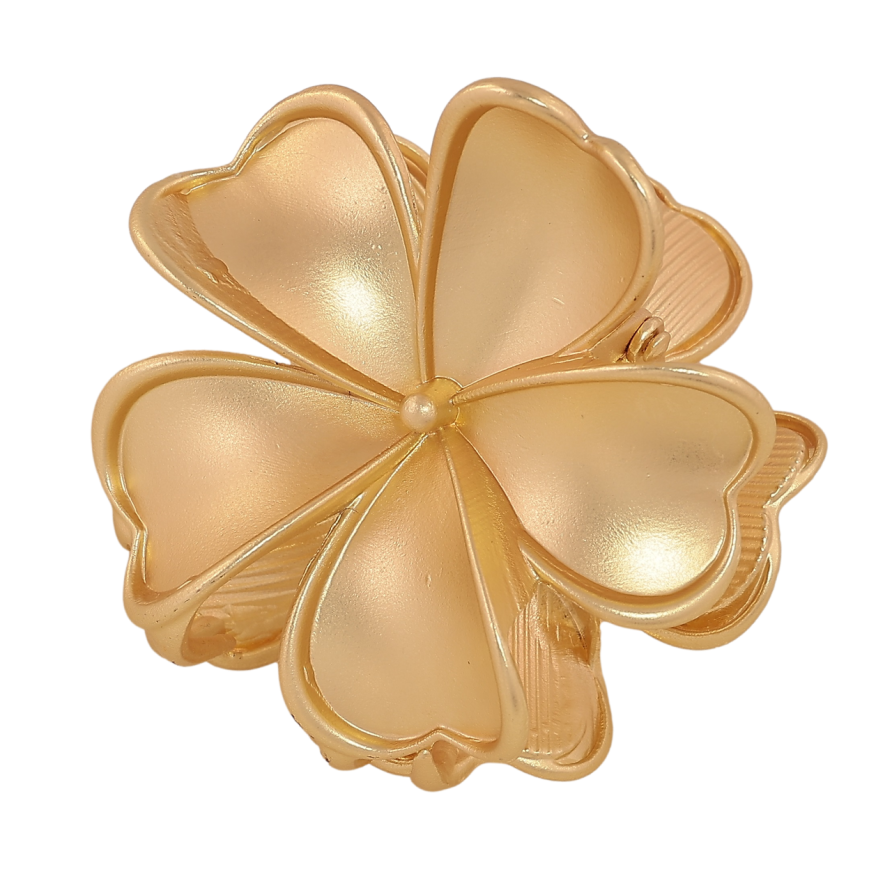 Краб металевий «Квітка» довжина 5х5см фото №1 Краб металевий «Квітка» довжина 5х5см фото №1