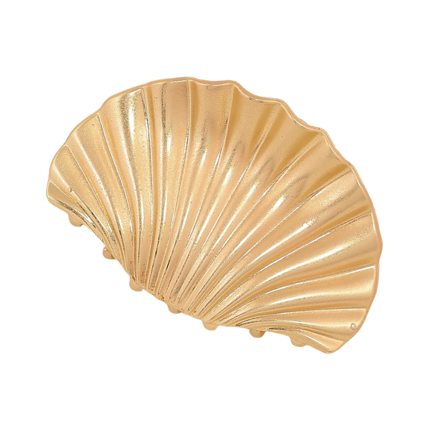 Краб металевий «Мушля, матове покриття» довжина 5,5см фото №1