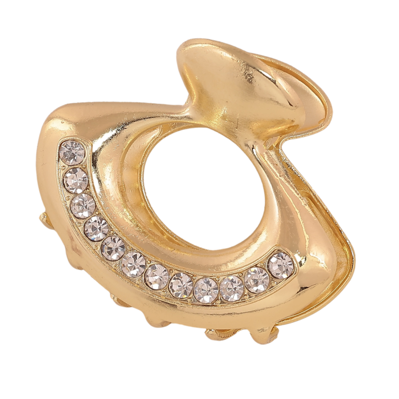 Краб металлический Декоративный узор со стразами длина 5,3см фото №2 Краб металлический Декоративный узор со стразами длина 5,3см фото №2