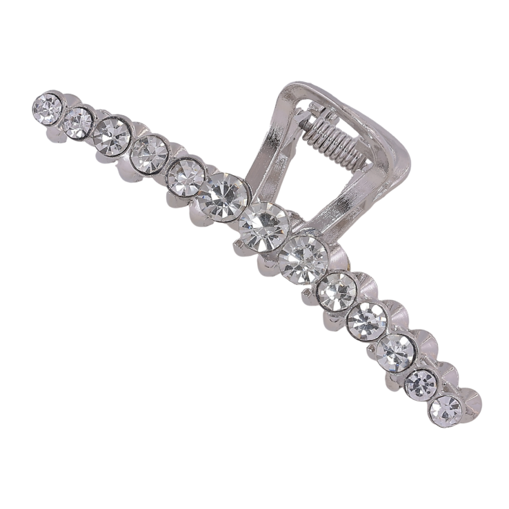 Краб металевий «Доріжка страз» довжина 7,5см фото №12