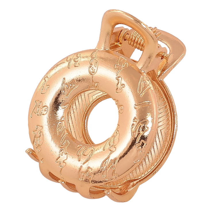 Краб металевий «Коло з візерунком» довжина ø 3см фото №3