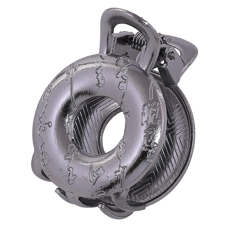 Краб металевий «Коло з візерунком» довжина ø 3см фото №4