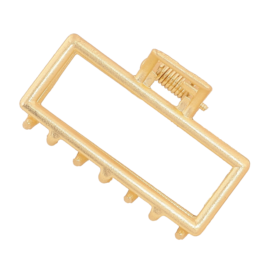 Краб металевий «Прямокутник, матове покриття» довжина 4,5см фото №1