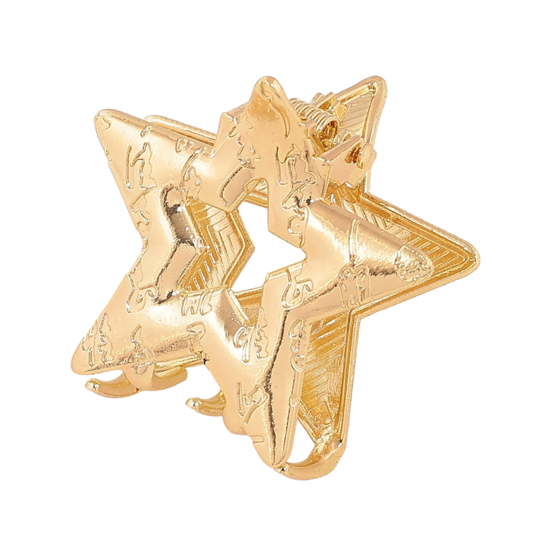 Краб металевий «Зірка з візерунком» довжина 4см фото №13