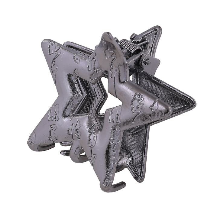 Краб металевий «Зірка з візерунком» довжина 4см фото №16