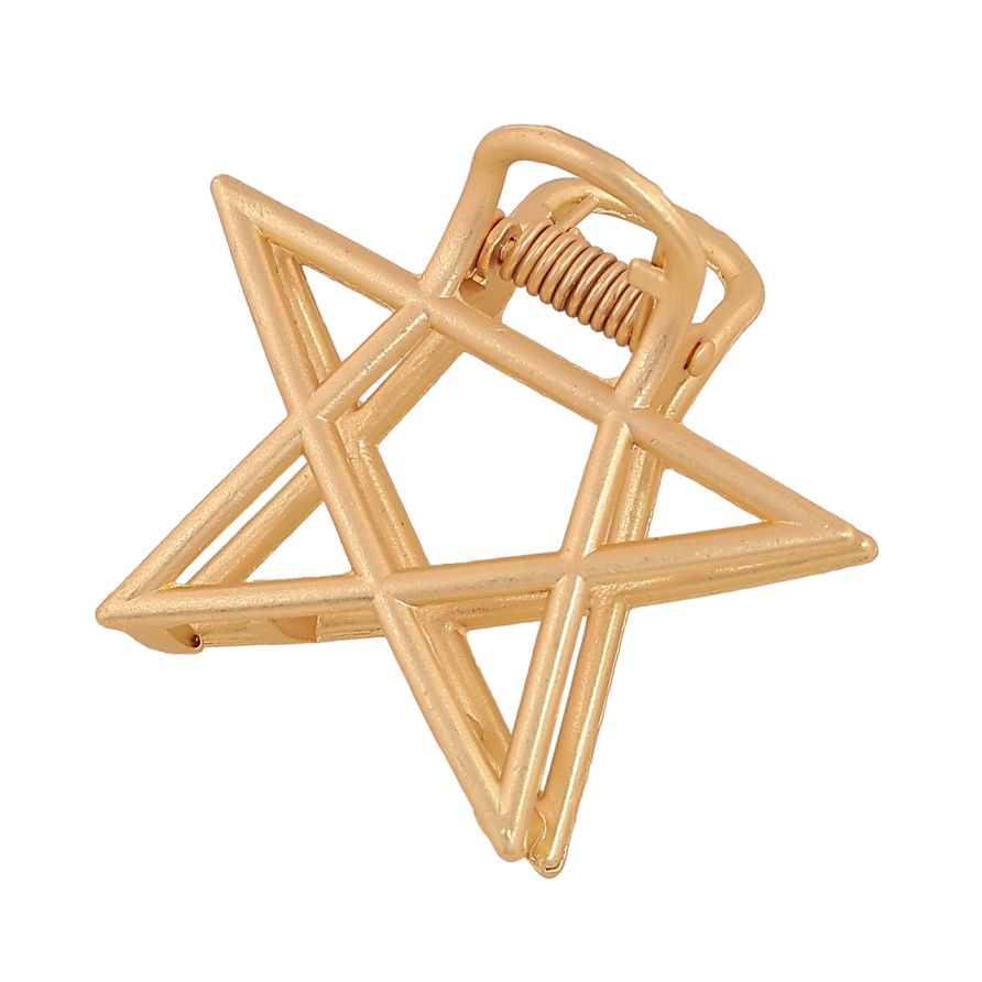 Краб металевий «Зірка, матове покриття» довжина 4см фото №1