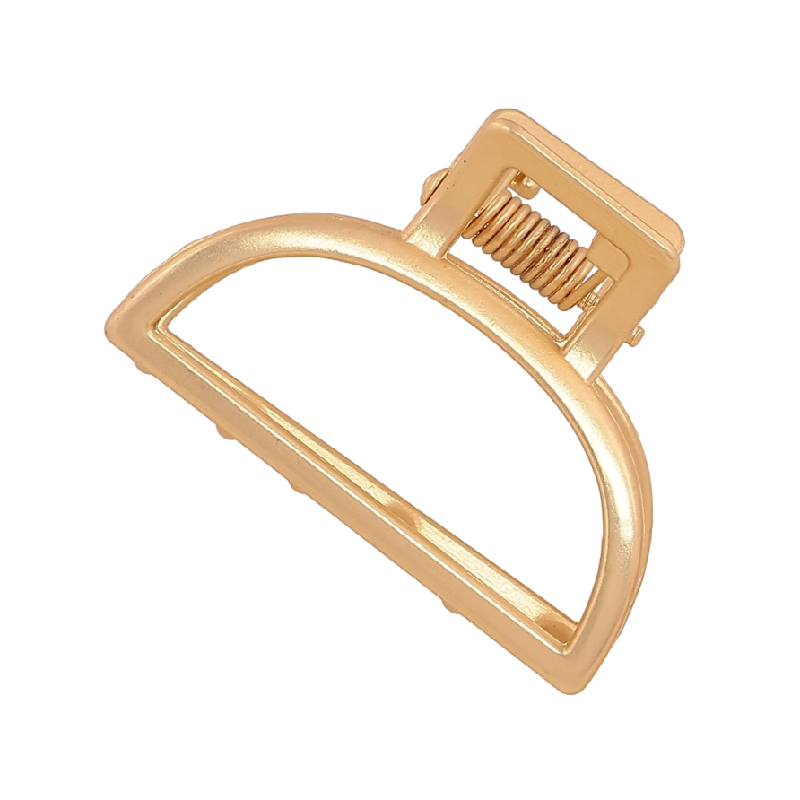 Краб металевий «Півмісяць, матове покриття» довжина 4см фото №1