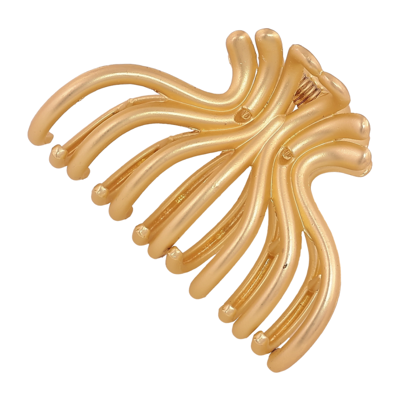 Краб металевий «Декоративний візерунок, матове покриття» довжина 5см фото №1