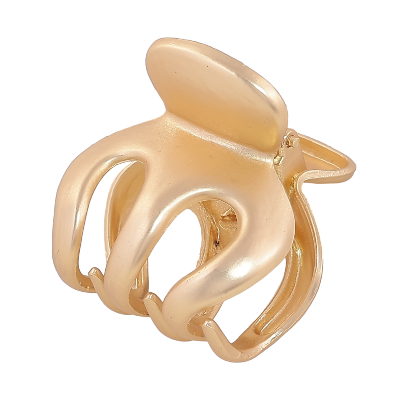 Краб металлический Декоративный узор, матовое покрытие длина 3,5см фото №1