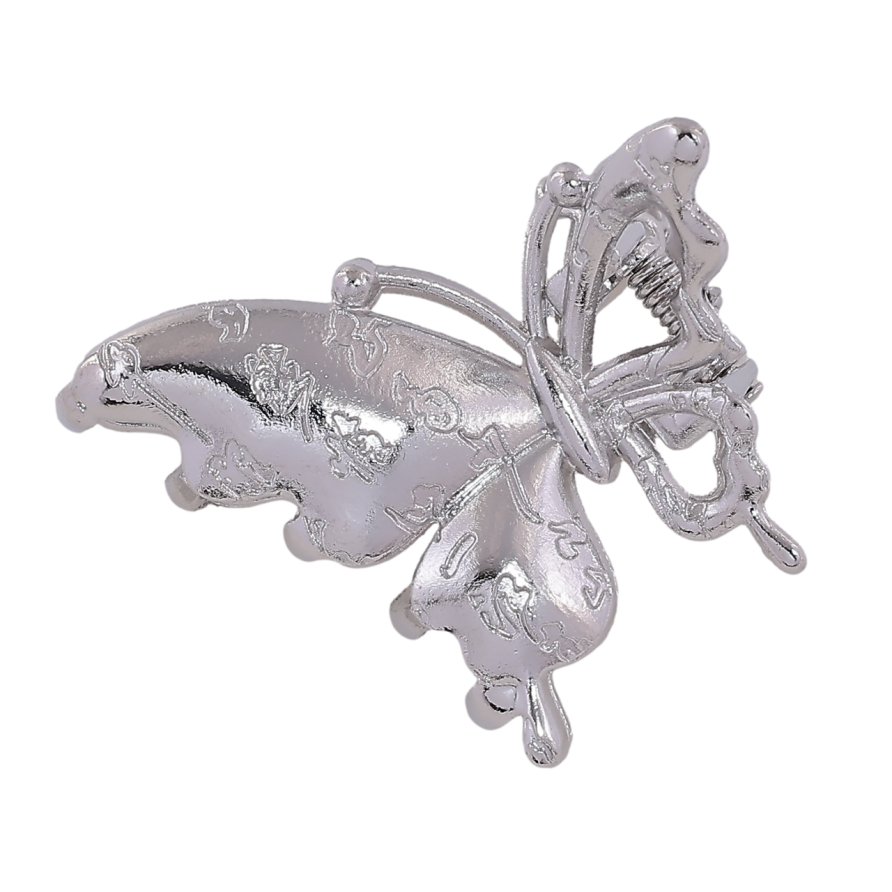 Краб металевий «Метелик з візерунком» довжина 4см фото №1