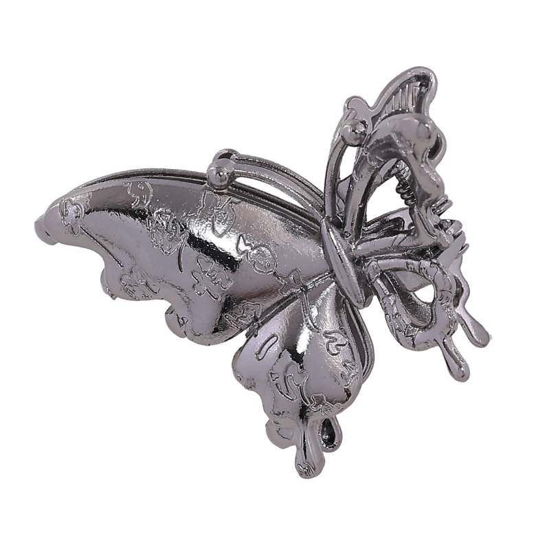 Краб металевий «Метелик з візерунком» довжина 4см фото №14