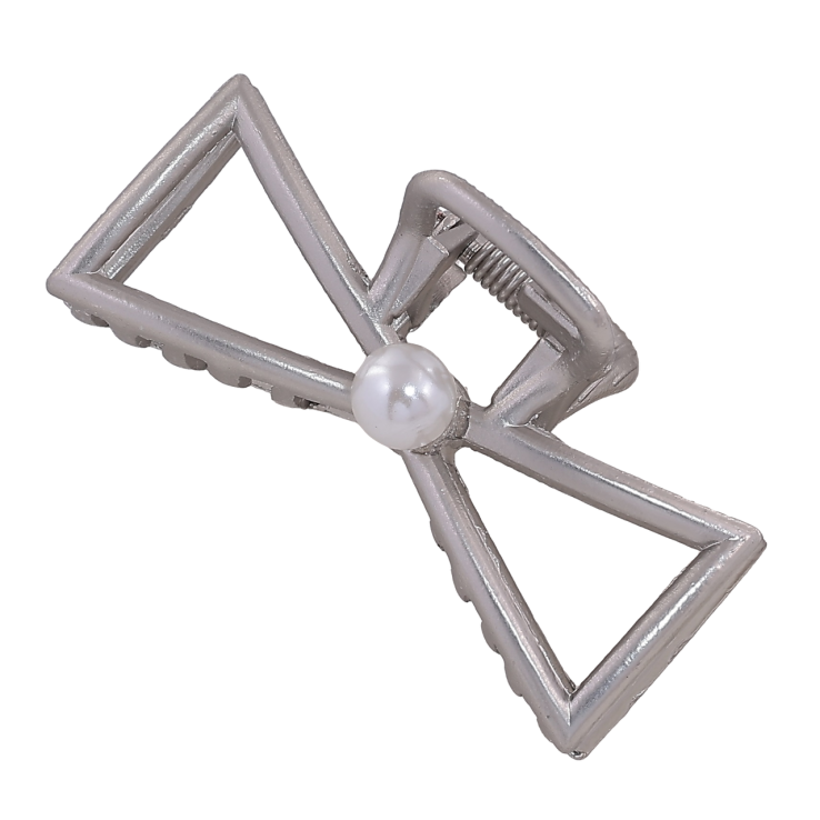 Краб металевий «Бант з перлиною, матове покриття» довжина 4,5см фото №20