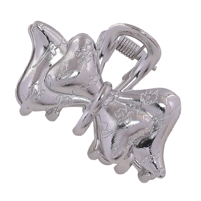 Краб металевий «Бант з візерунком» довжина 4,5см фото №1