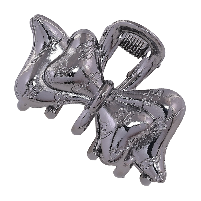 Краб металевий «Бант з візерунком» довжина 4,5см фото №1