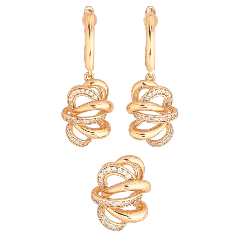 Набор Xuping Позолота 18K Серьги Кулон Декоративные подвески фото №21