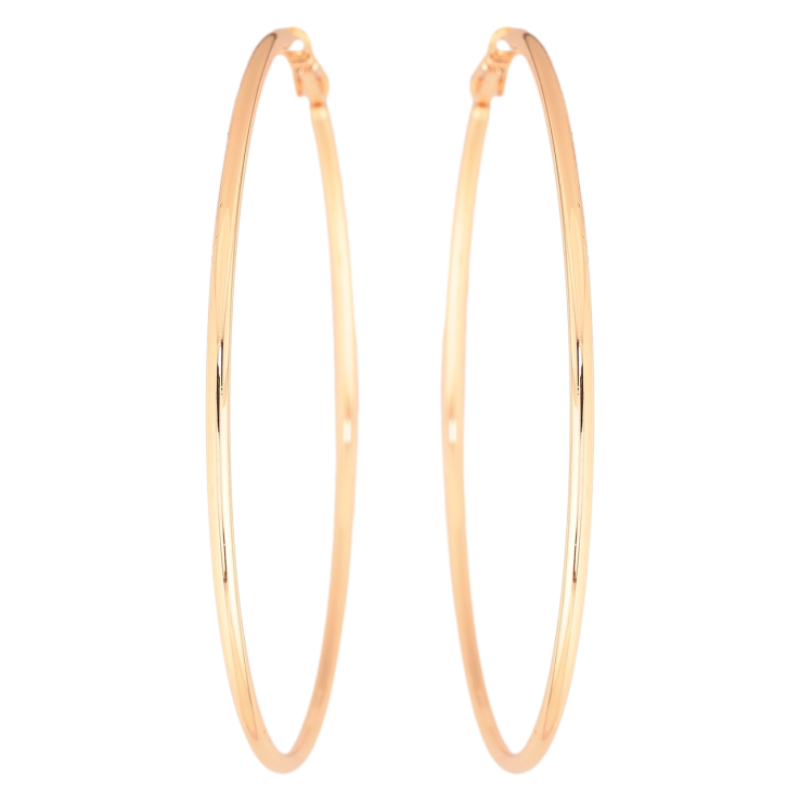 Серьги Xuping M&L Цвет 18K кольца (конго) Классика ø 7см фото №21