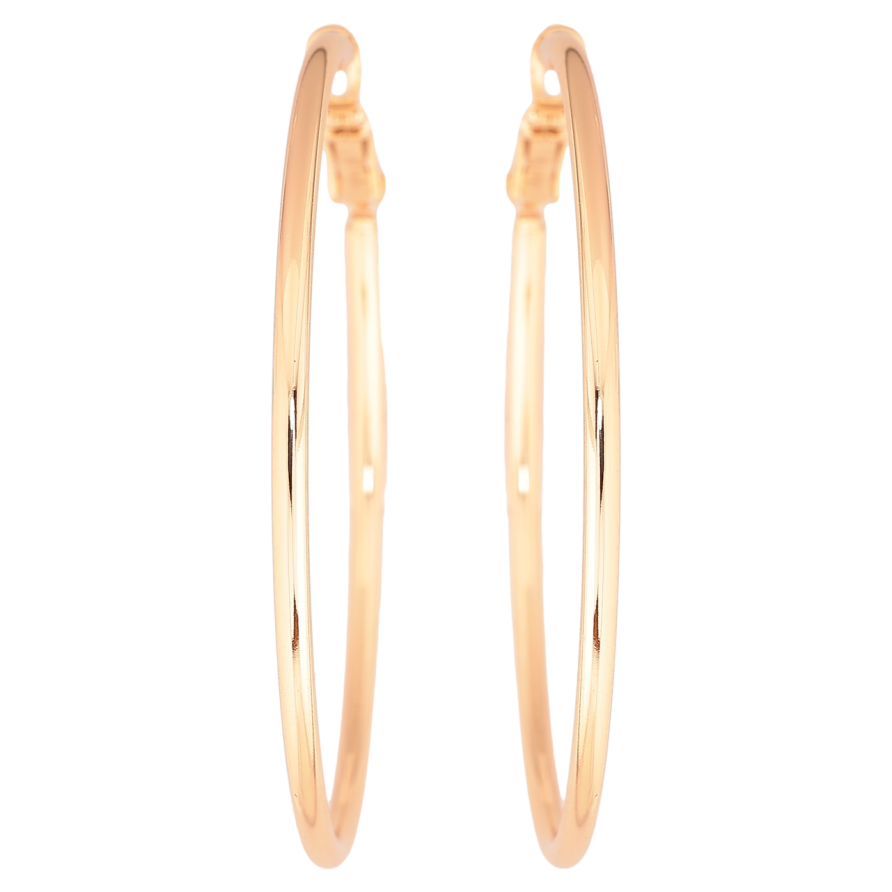 Серьги Xuping M&L Цвет 18K кольца (конго) Классика ø 5см фото №1