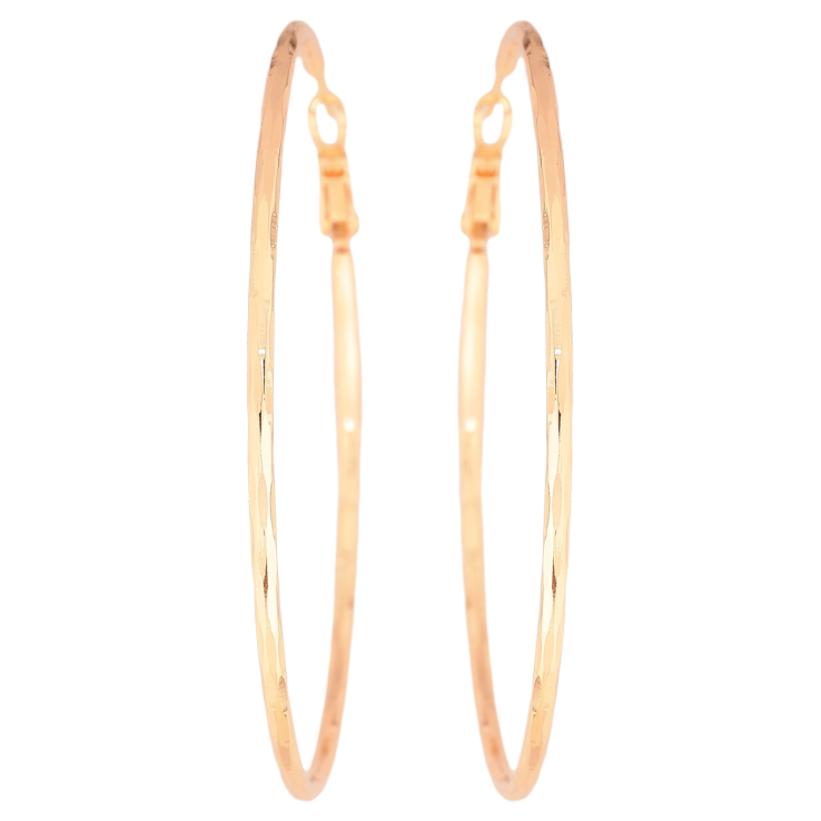 Серьги Xuping M&L Цвет 18K кольца (конго) Декоративный узор ø 6,5см фото №19