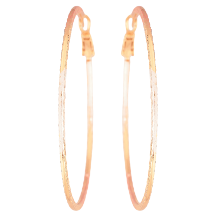 Серьги Xuping M&L Цвет 18K кольца (конго) Декоративный узор с эмалью ø 5,8см фото №18