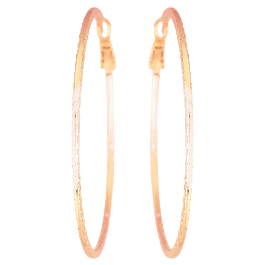 Серьги Xuping M&L Цвет 18K кольца (конго) Декоративный узор с эмалью ø 5,8см фото №1