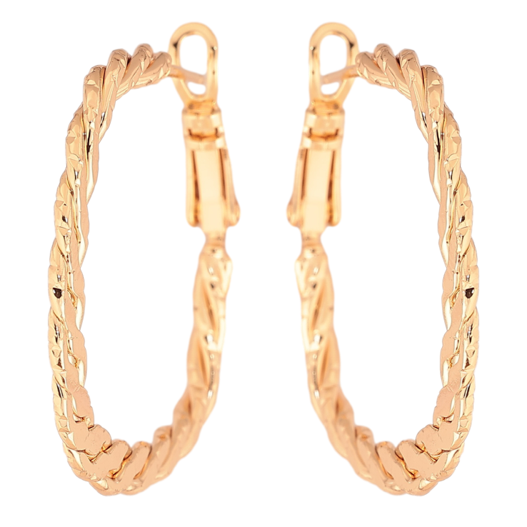 Серьги Xuping M&L Цвет 18K итальянский замок Декоративные кольца фото №13