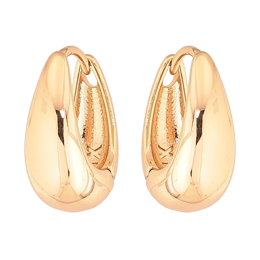 Серьги Xuping M&L Цвет 18K колечки Декоративные фото №1